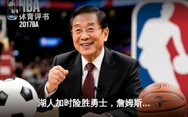 湖人加时险胜勇士，詹姆斯砍三双，库里空砍40分 - 3